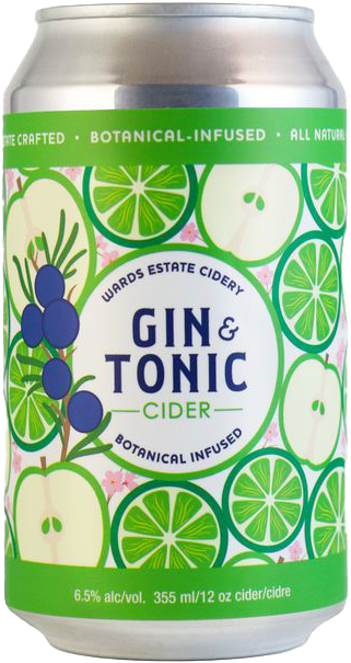 Wards Gin and Tonic Cider